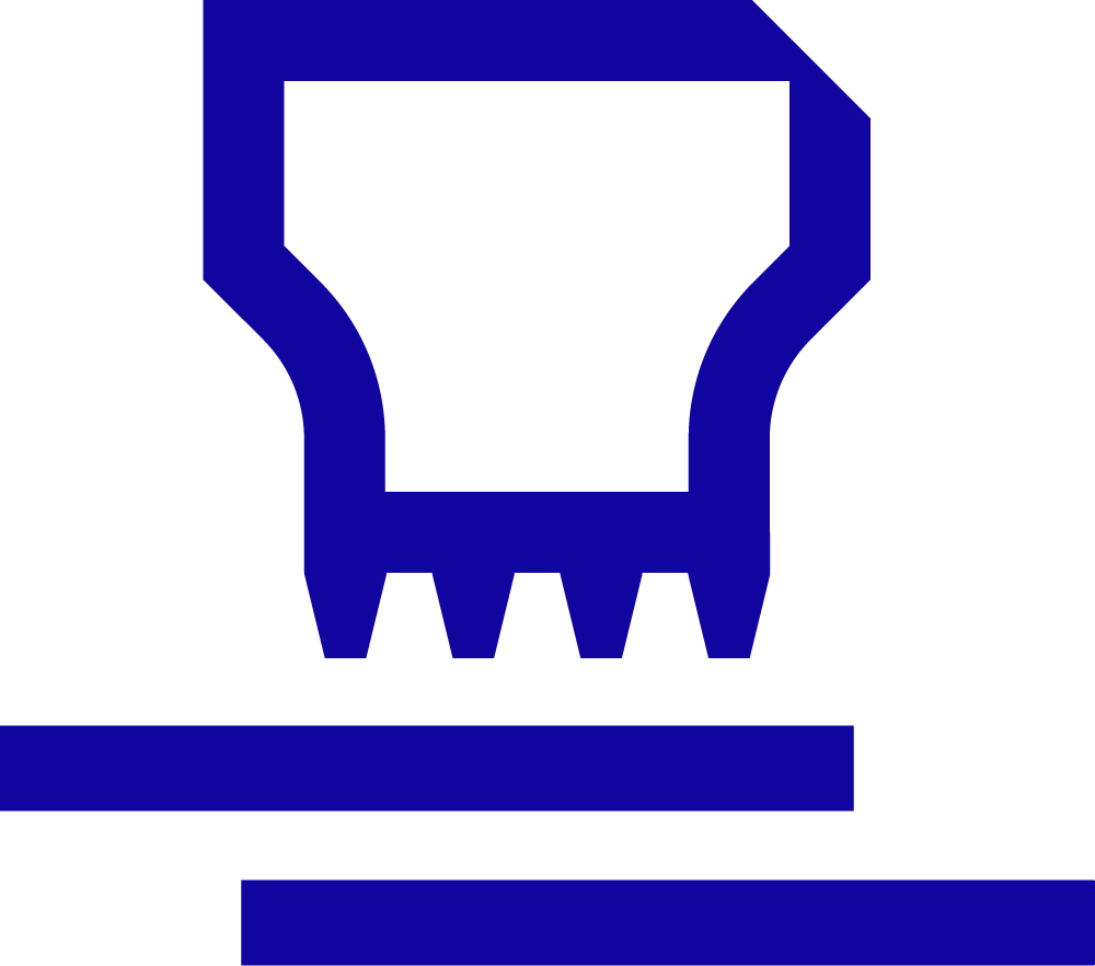 SoniXs Icono de tecnología de sellado