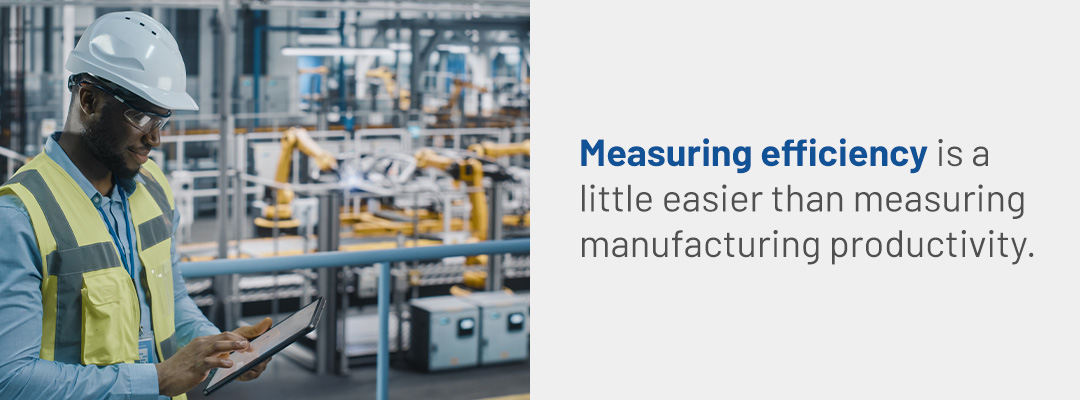Manufacturing productivity & efficiency formula | EAM-Mosca